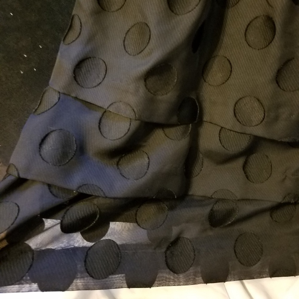 Open back polka dot swing dress - Picture 2 of 4